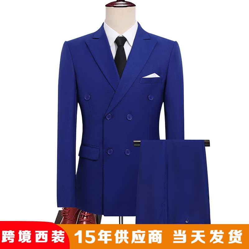 Set for leisure, suit, dress, jacket, slim fit 2