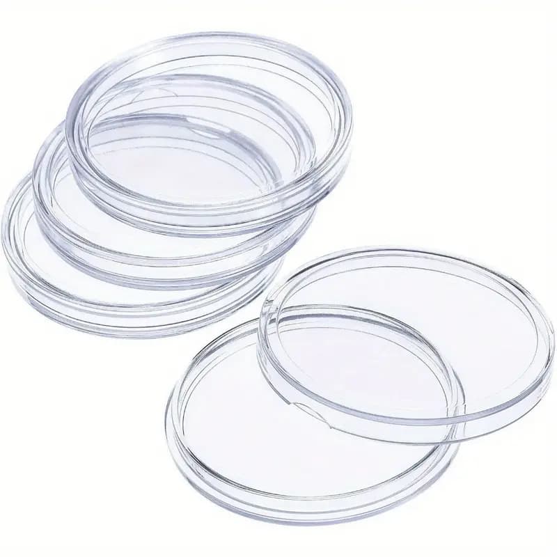 Coins, storage box, protective case, plastic transparent protective badge 5