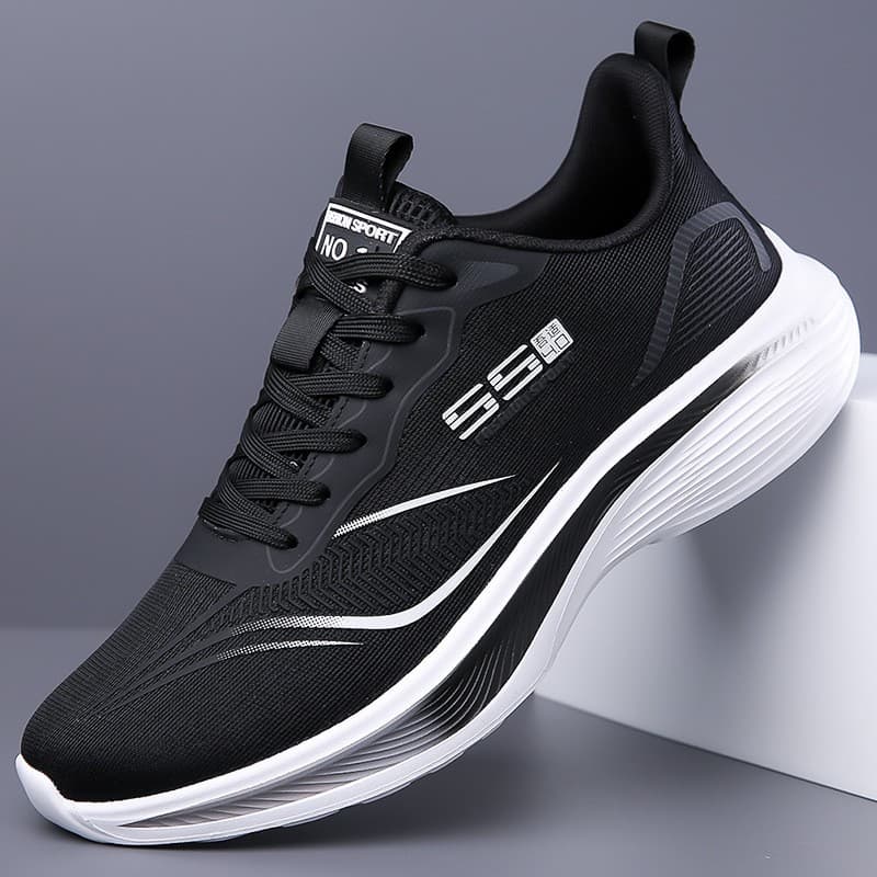 Summer breathable shock-absorbing lightweight running sneakers for leisure, antibacterial treatment 3