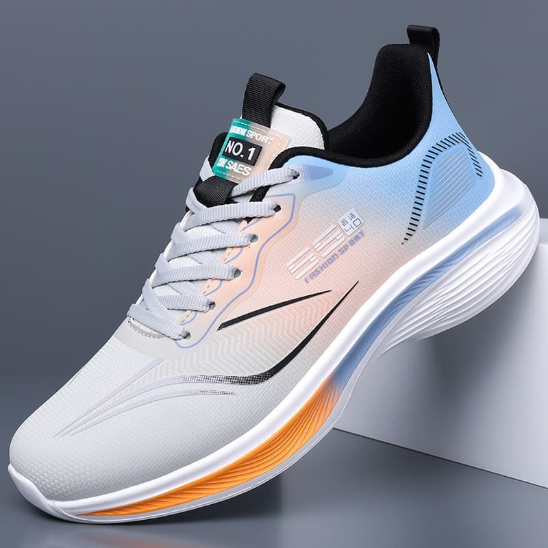 Men's Shoes 5 Running Shoes Summer New Mesh Anti-odor Shoes Breathable Dynamic Shoes Shock Absorption Lightweight Casual Running Shoes