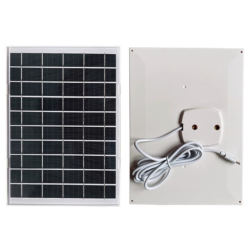 Safe monitor, CCTV camera, videocamera solar-powered, battery, tubing, 10W, 5v 4