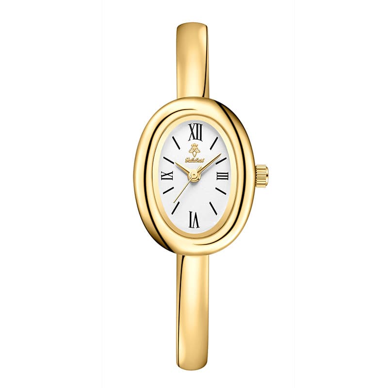 yalalusi Elite women's bracelet, golden retro quartz women's watch, simple and elegant design 5