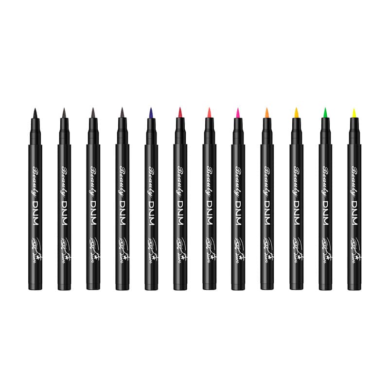 Eye pencil, waterproof sponge quick dry black liner, 12 colors 5