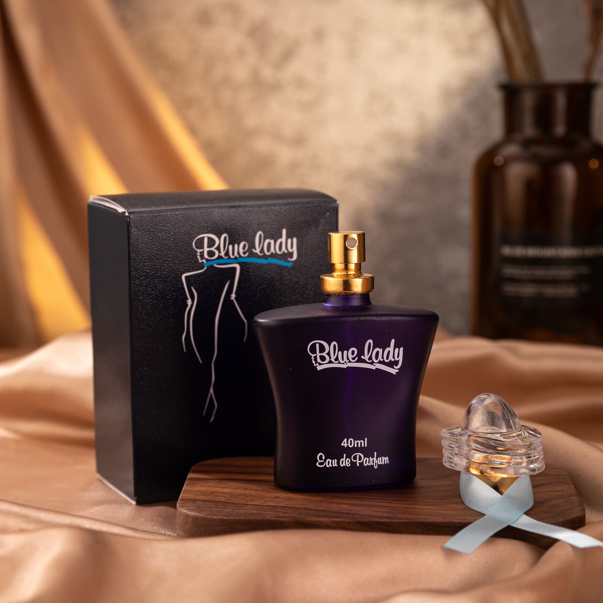 New product Blue Lady Women's Perfume Body Spray Dubai Arab Foreign Trade Cross-border Wholesale Middle East TEMU 3