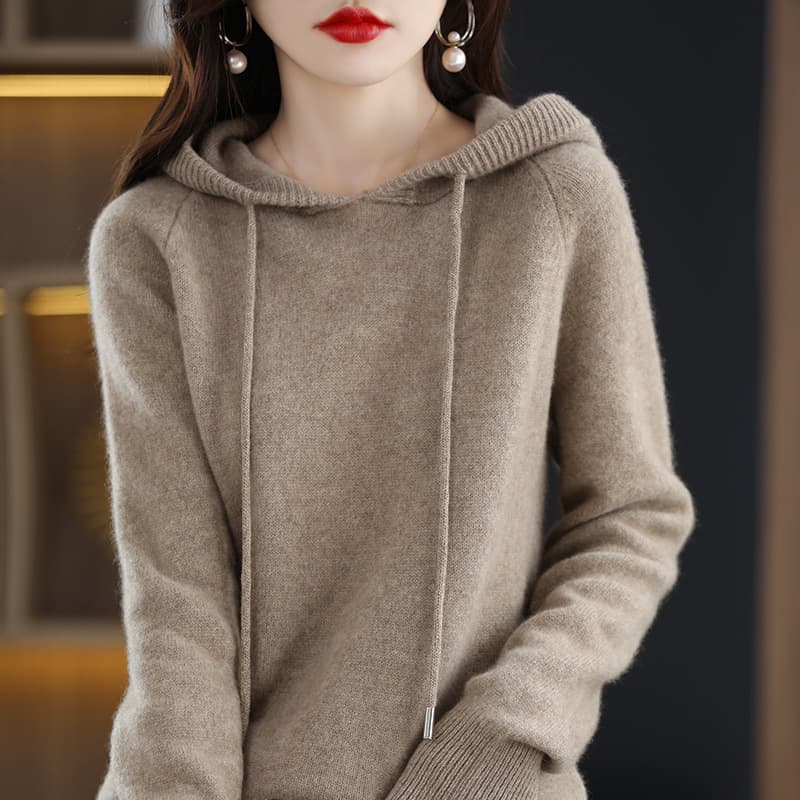 (Cross-border trading), demi-season knitted hoody, sweater, base jacket, oversize