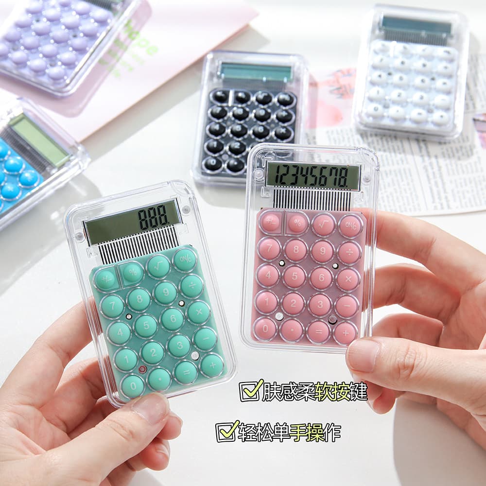 New high-looking mini candy-colored computer student exam work study handheld mini calculator wholesale 3
