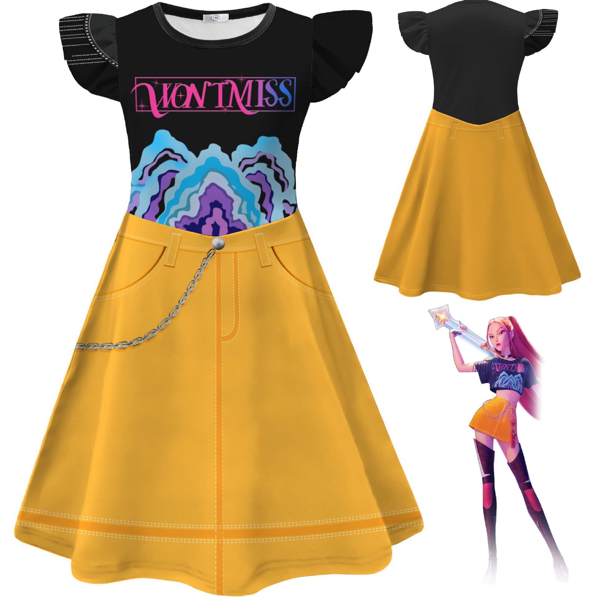 Children's dress, cosplay, children's clothing 3