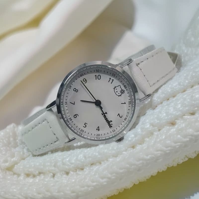 E-commerce new ladies watch KT cat belt watch wholesale live broadcast popular girls watch student exam watch 2
