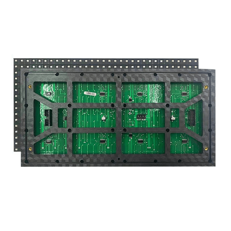 P10 semi-outdoor red and white surface-mounted door-shaped advertising screen led electronic display monochrome unit board module 5