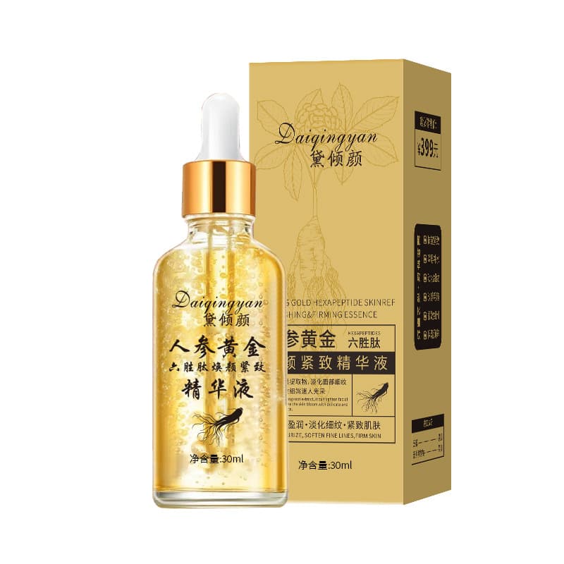Golden peptide with ginseng, sophisticated smoothing moisturizing serum, 30 ml 5