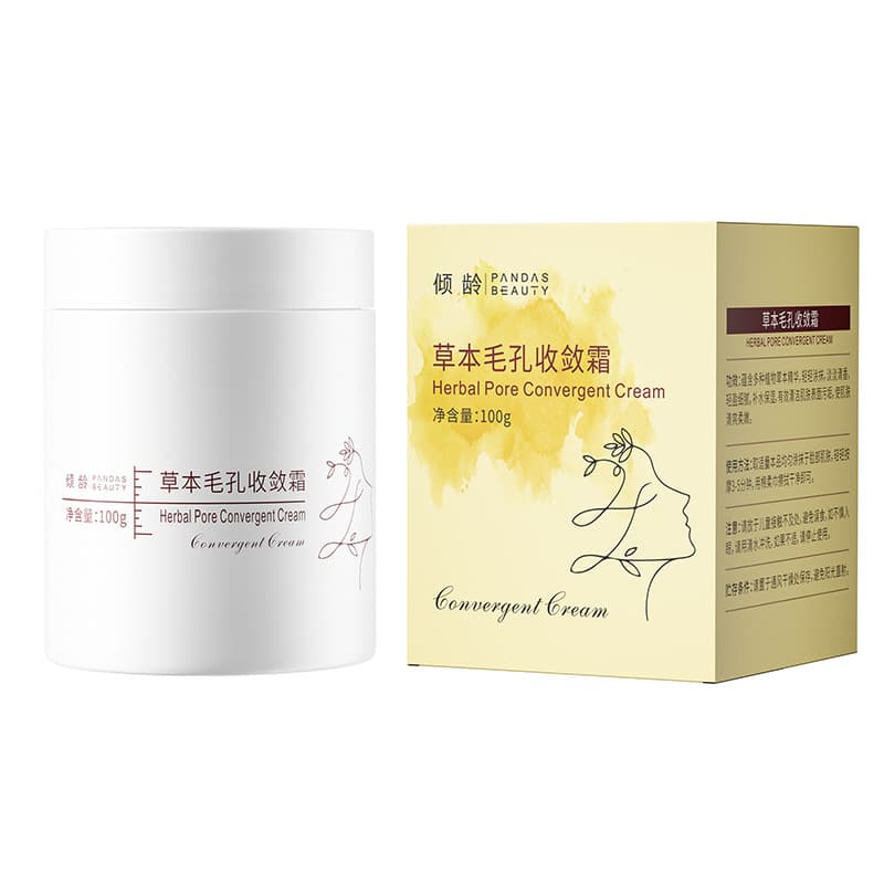 Herbal moisturizing nutritious strengthening cream for face for skin care, narrowing pores, shrinks pores 5