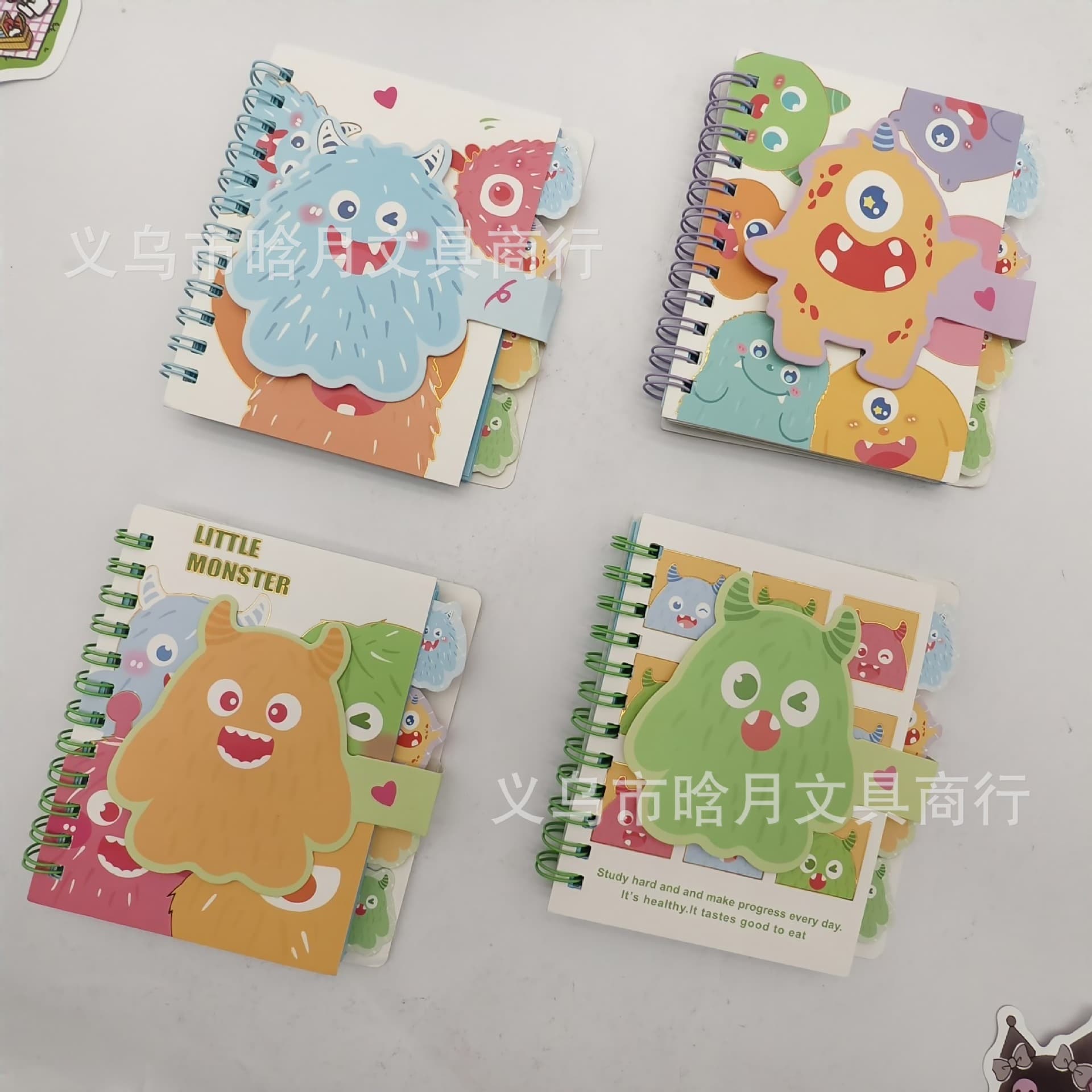 Monster, cute cartoon laptop for students, classification, Birthday gift 2