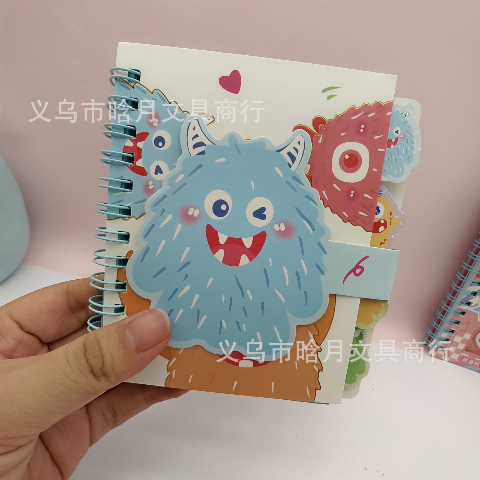 Monster, cute cartoon laptop for students, classification, Birthday gift 3