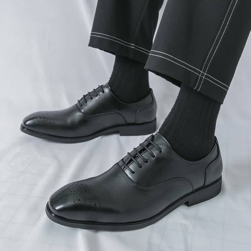 Shoes pointed-toe English style, casual classic suit jacket 2