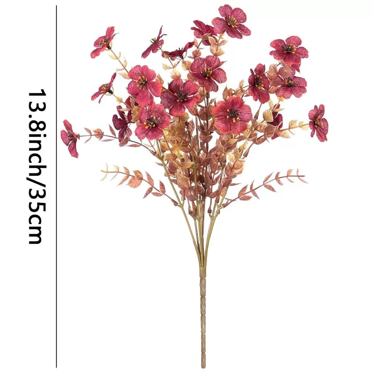 Amazon Eucalyptus Violet Plastic Fake Flower Home Artificial Plant Bouquet Decorative Ornaments Flower Daisy 5