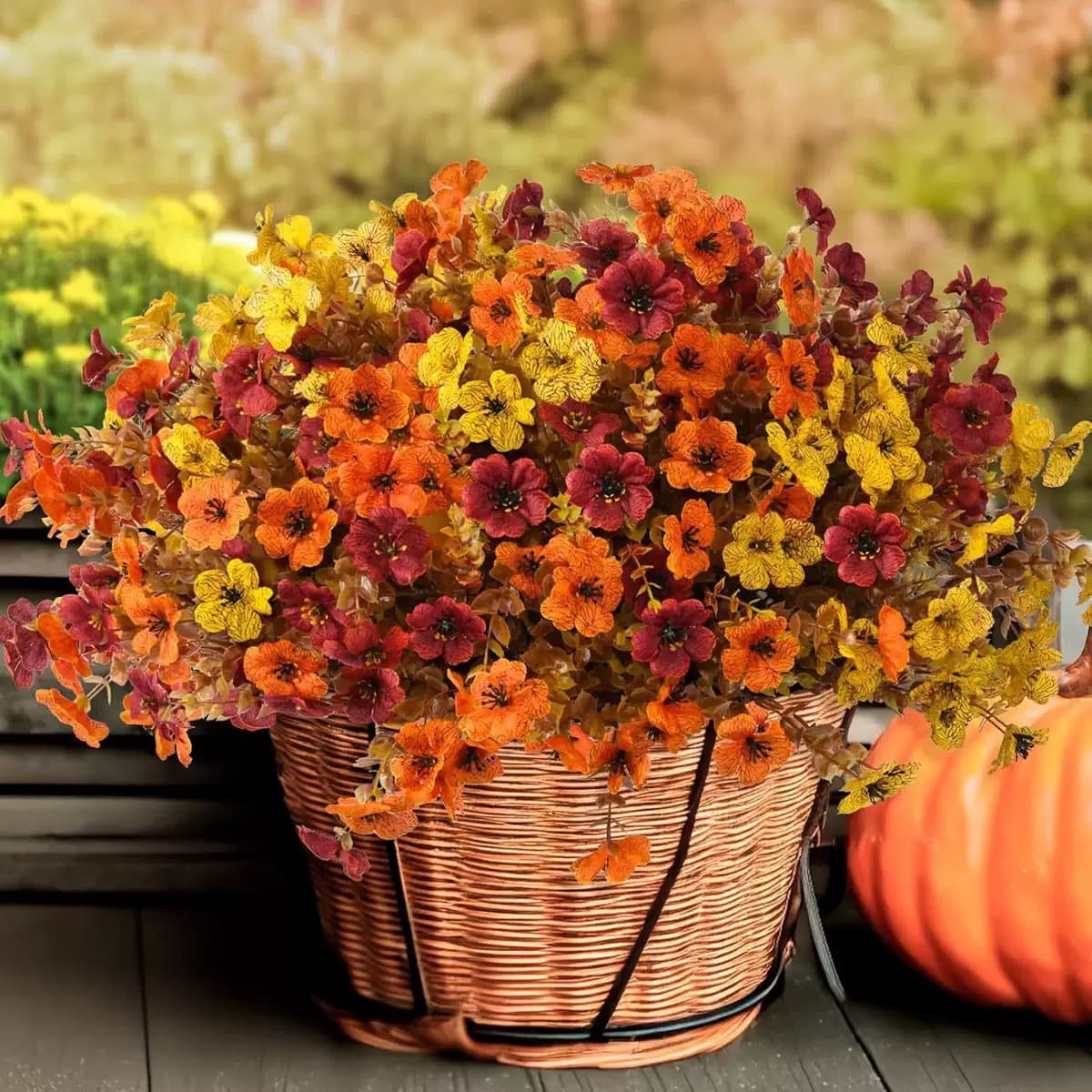 Amazon Eucalyptus Violet Plastic Fake Flower Home Artificial Plant Bouquet Decorative Ornaments Flower Daisy