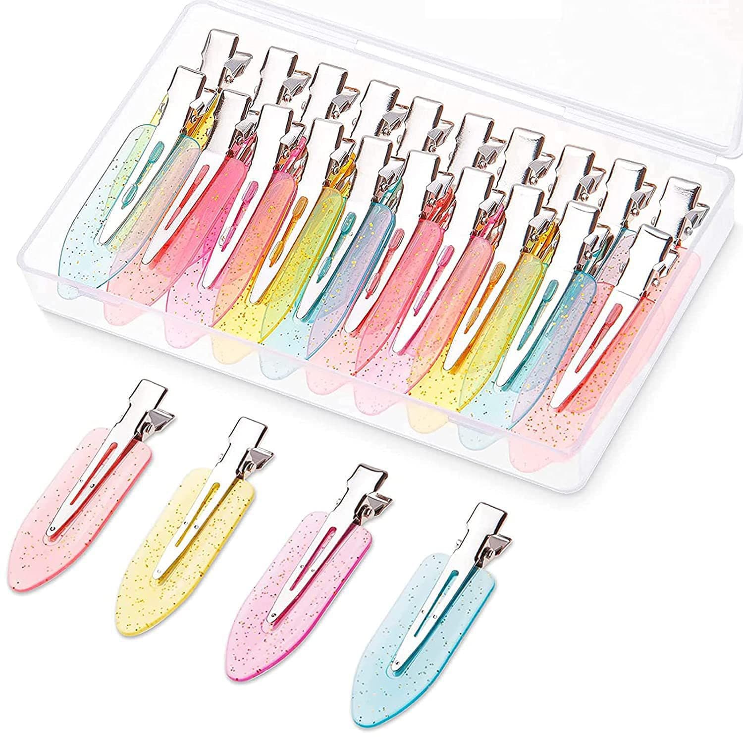 Bangs, transparent cream hairpins, hairgrip, hair accessory, simple and elegant design, internet celebrity 5