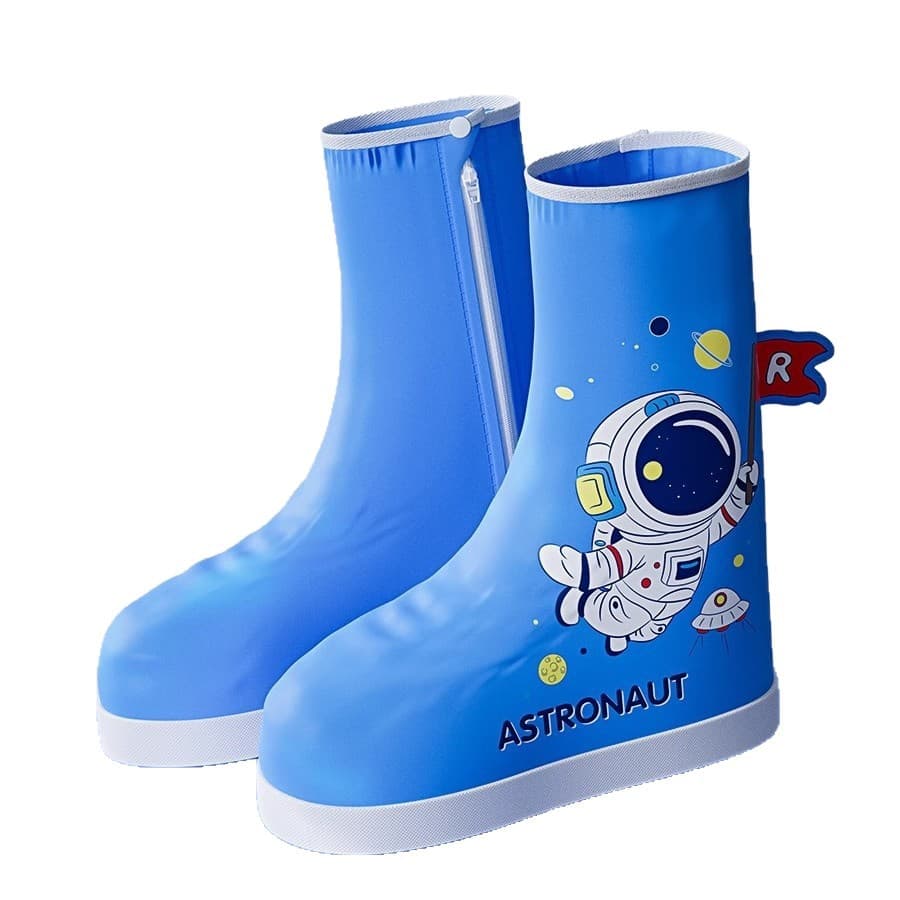 Children's shoe covers for students, socks, wear-resistant waterproof non-slip travel set, increased thickness 5