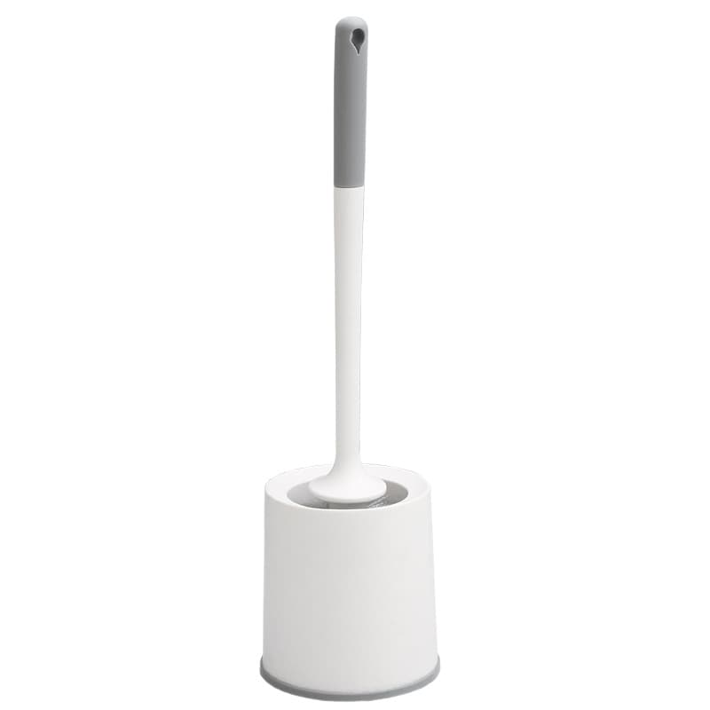 Toilet brush with no dead ends, long handle with base set, household toilet cleaning brush, hanging toilet brush 5