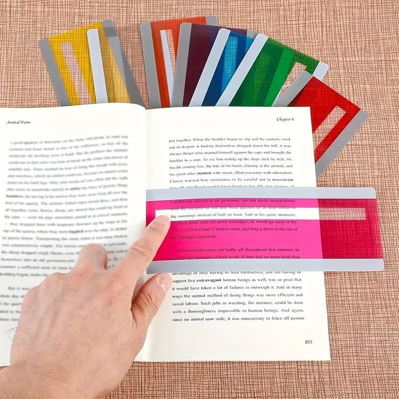 Auxiliary plastic reading for students, Amazon 4