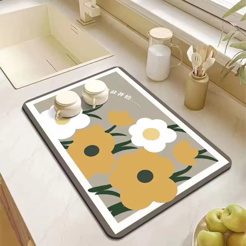 Quick dry carpet, non-slip hygienic doormat, water absorbent 4