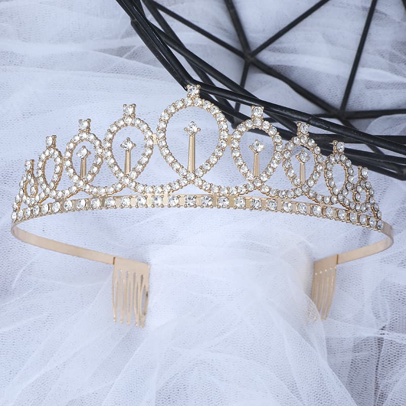 (Cross-border trading), metal golden water, headband for adults, fashionable universal hair accessory, new collection 3