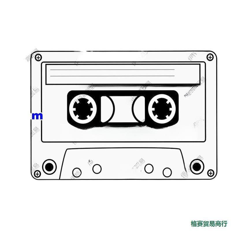 Tropical song 70 80 90 Nostalgic Card with Retro Decoration Wall Background Photography Terms Naked Tape Putting Tape 5