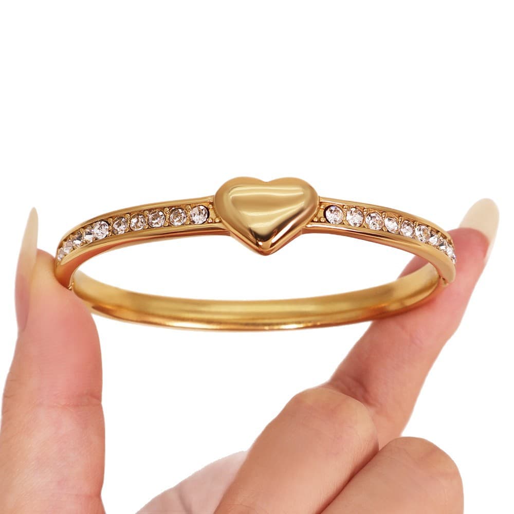 (Cross-border trading), fashionable design universal women's bracelet stainless steel, trend of season 5
