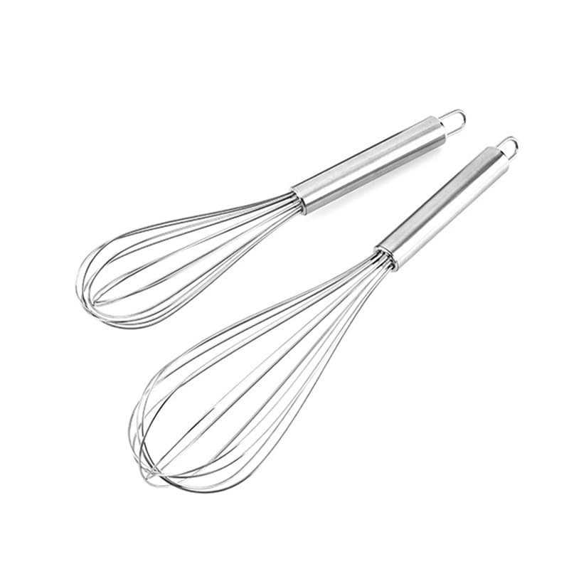 8-inch 10-inch 12-inch manual egg beater stainless steel multi-purpose cream egg white beater handheld mixer for baking 2