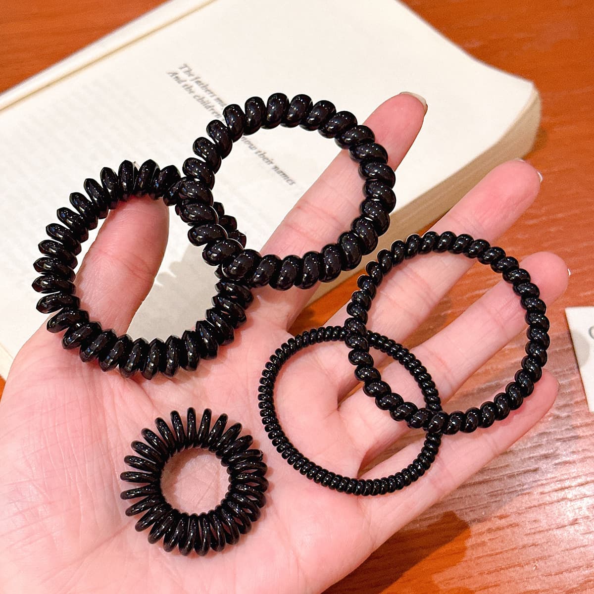 (Wholesale), telephone, hair rope, new collection, simple and elegant design 2