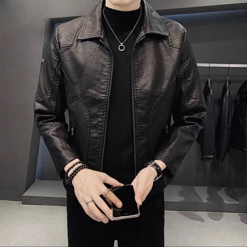 Demi-season trend casual insulated jacket, slim fit, Korean style 3