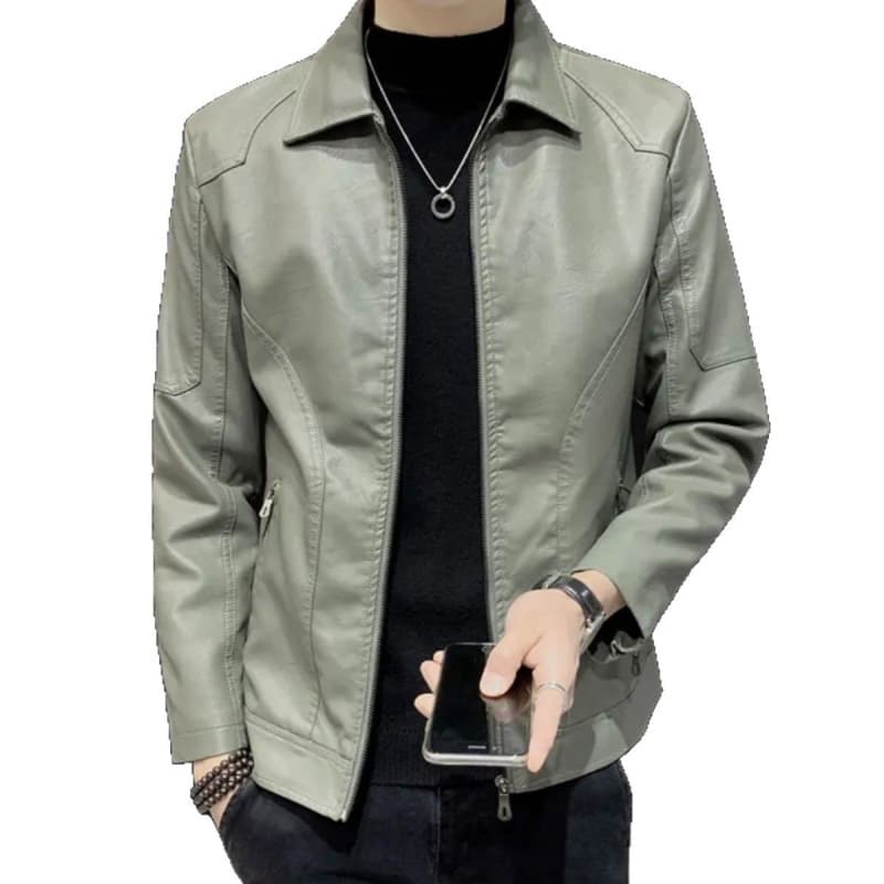 Demi-season trend casual insulated jacket, slim fit, Korean style 5