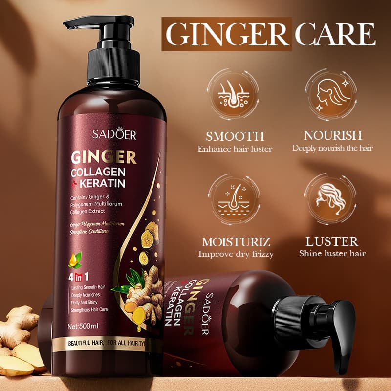 (Cross-border trading), (Wholesale), conditioner with ginger, English, contains Reynoutria multiflora 2
