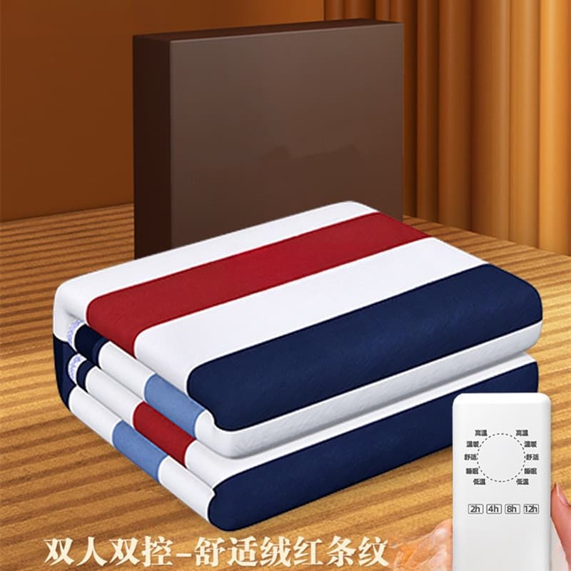 Single electric blanket bedroom Electric heating warm -up blanket Double -control student dormitory Double -controlling student electric blanket 4