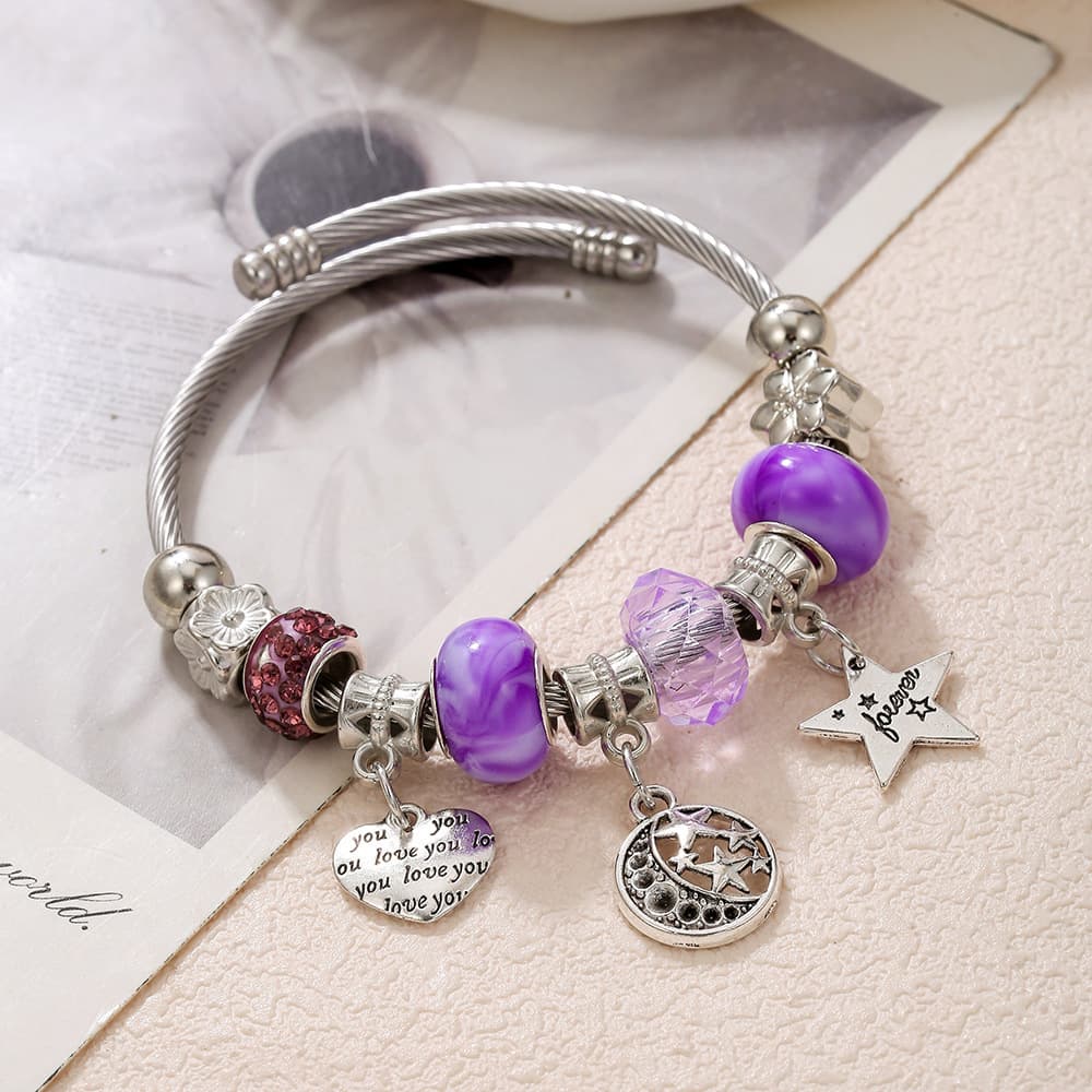 (Cross-border trading), pendant for keys, elastic bracelet, high-quality style, light luxury style, DIY 2