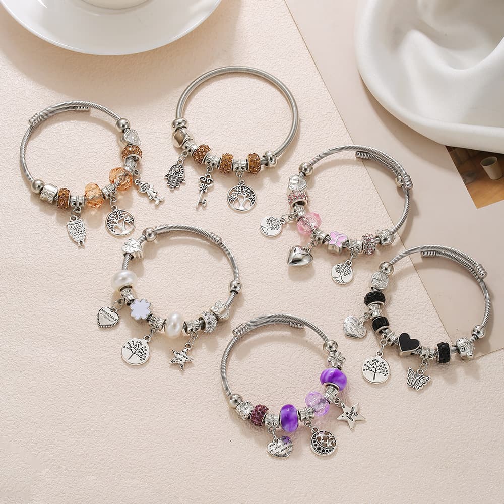 (Cross-border trading), pendant for keys, elastic bracelet, high-quality style, light luxury style, DIY