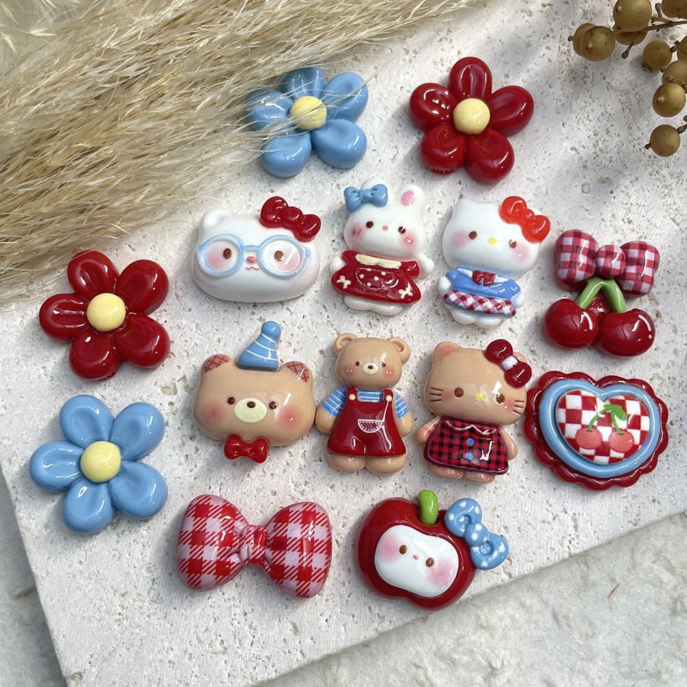 (Cross-border trading), apple, cute bow tie, accessories, phone case, footwear buckle, hair accessory, DIY