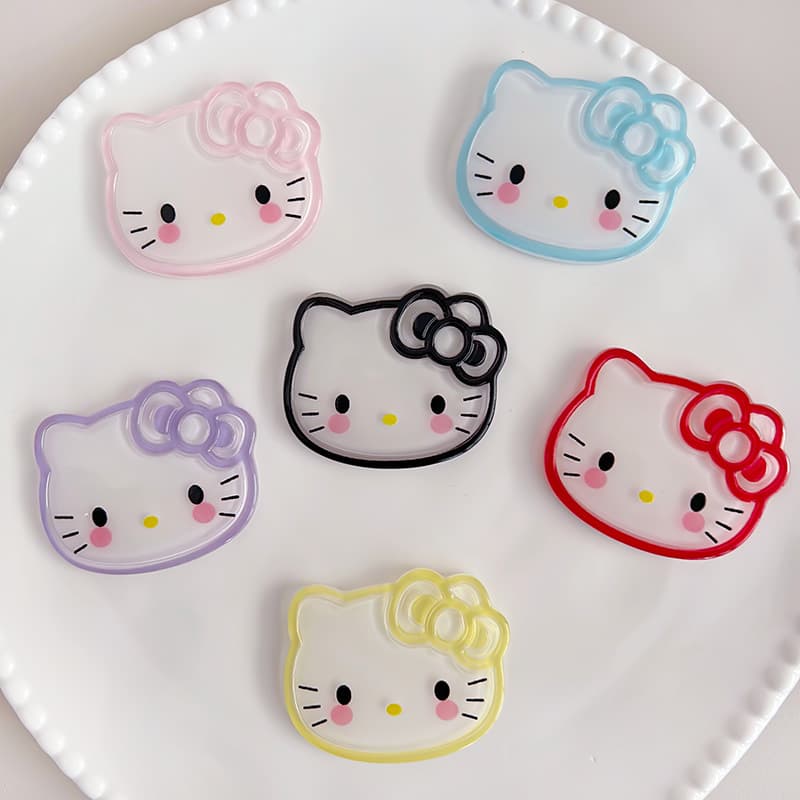 Big cute transparent phone case, hair accessory, hairgrip, keychain, DIY
