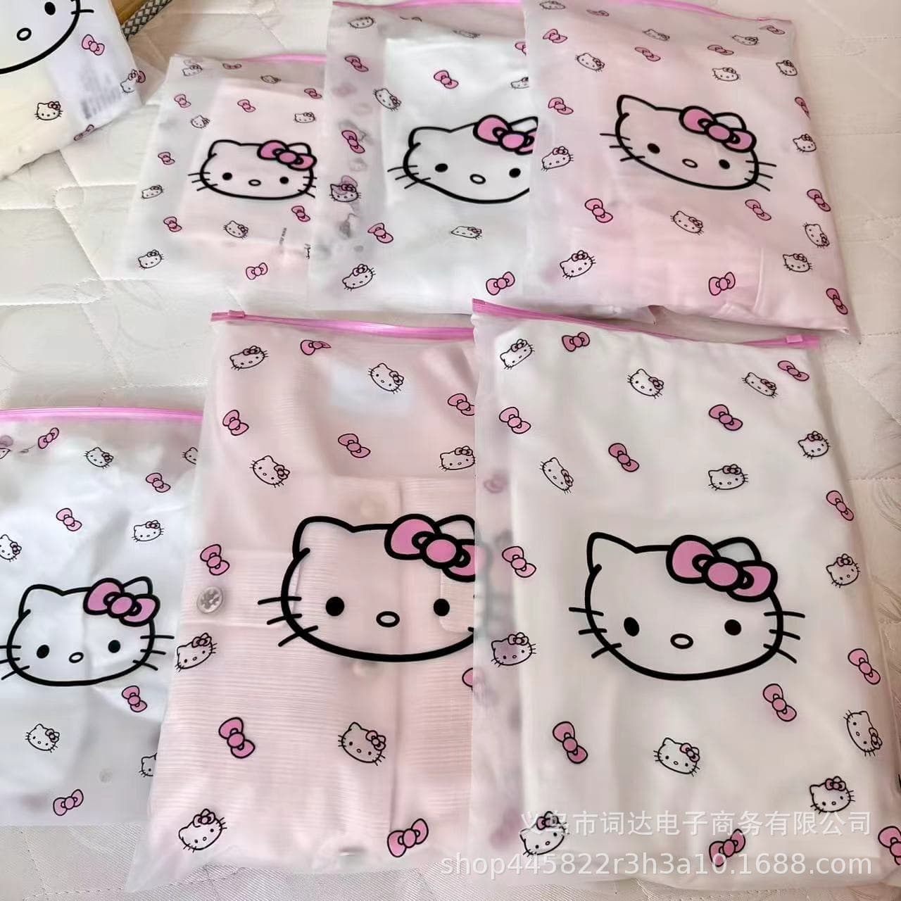 Hello kitty, storage bag for traveling, underwear, uniform, container, suitcase 5