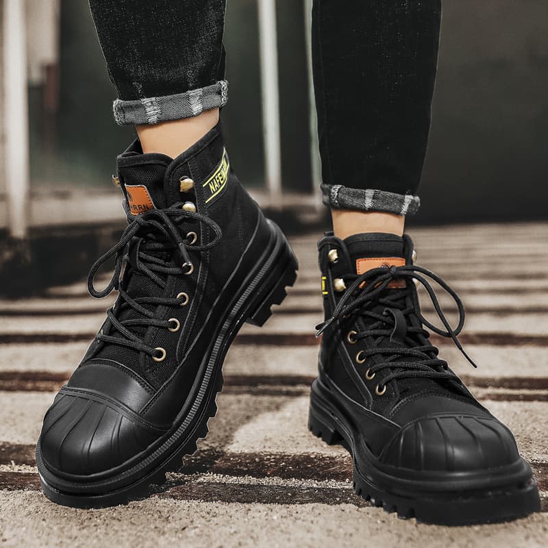 Martens, demi-season cloth boots 4