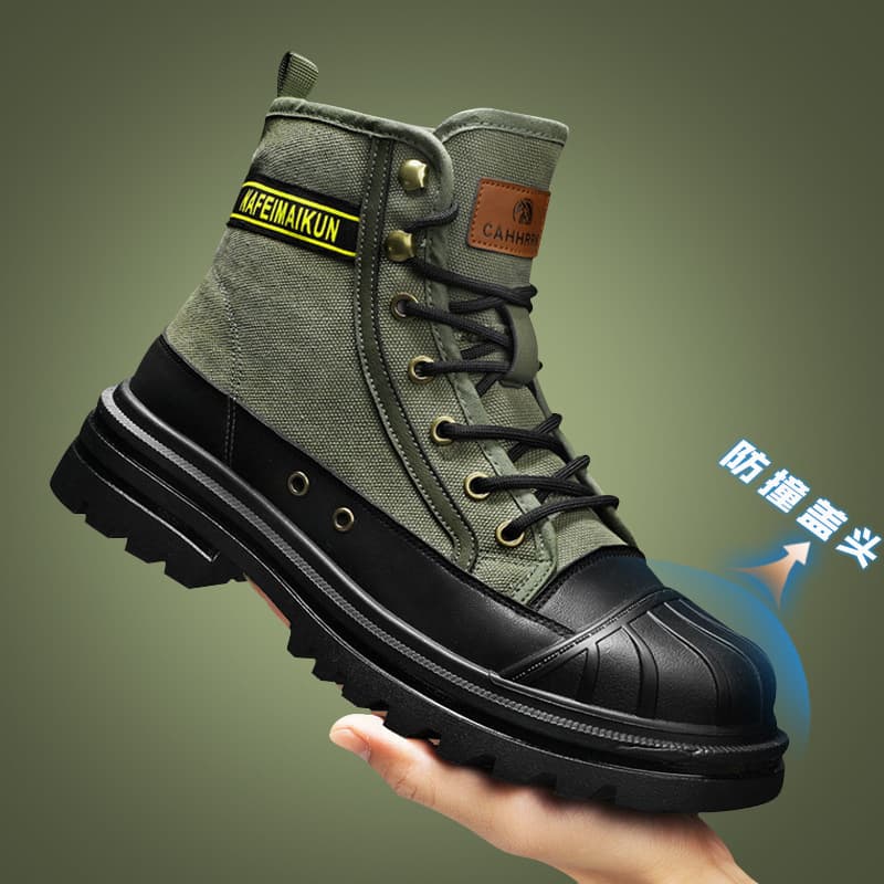 Martens, demi-season cloth boots