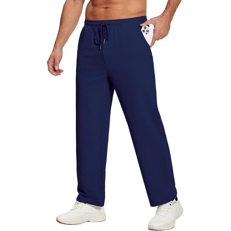 Trousers for gym, loose straight fit 4