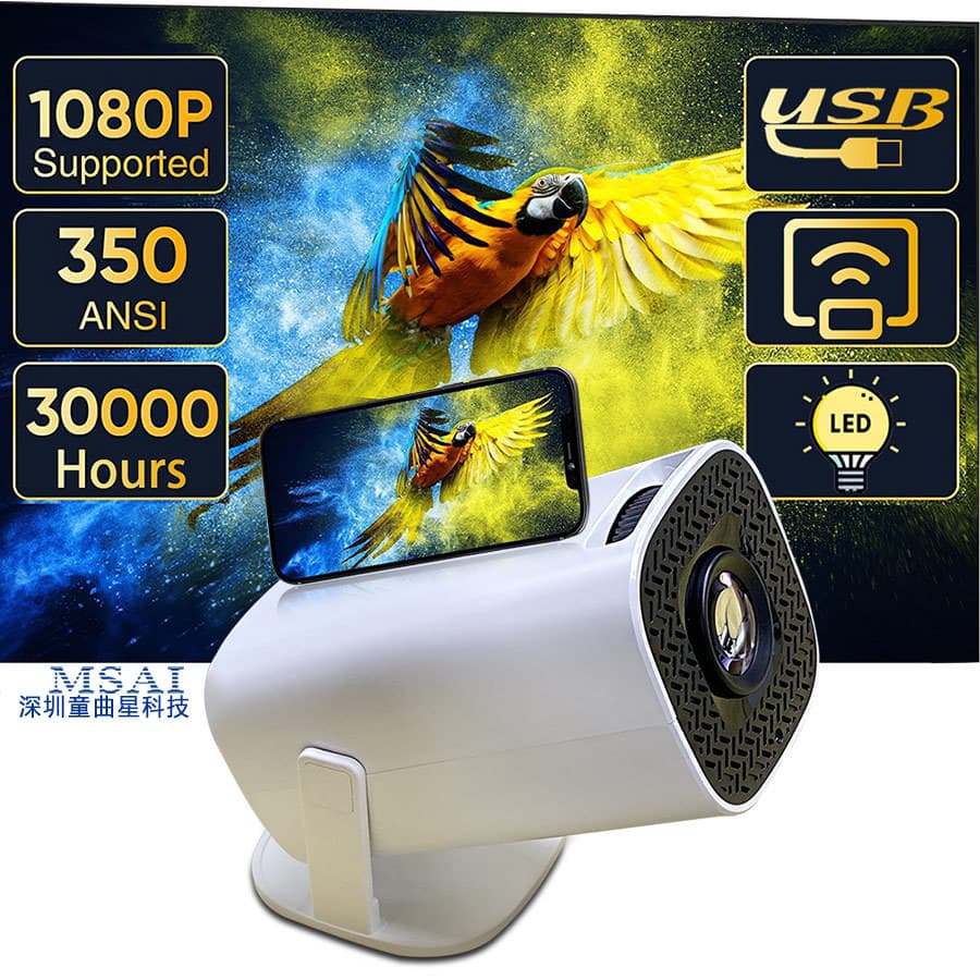 Mobile phone projector product AI translator video translation offline headset translator 160 languages modified 2