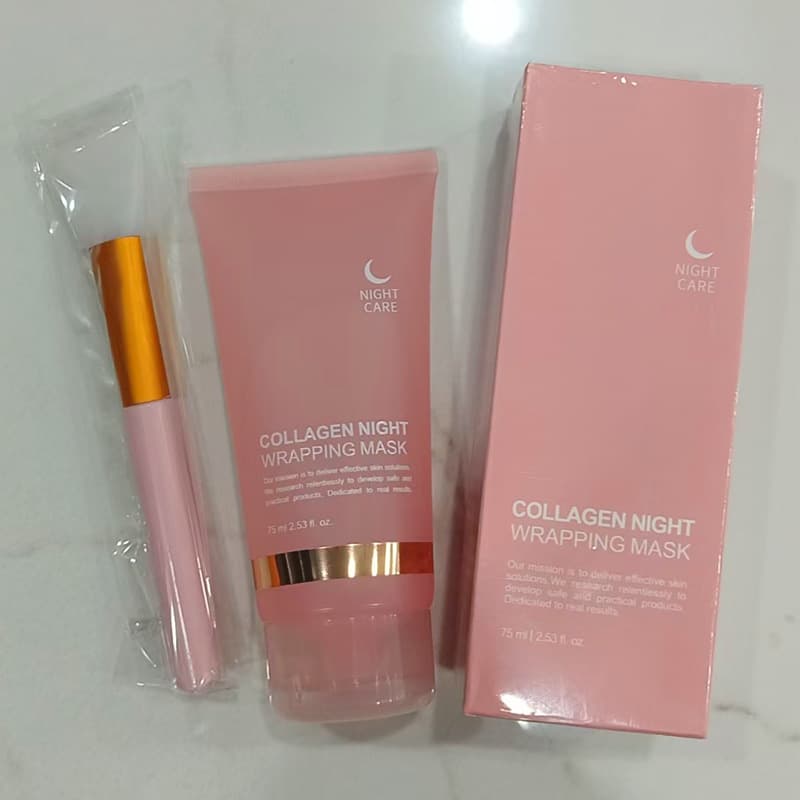 Cross-border TK spot collagen peel-off mask Collagen Overnight Wrapping Mask 2