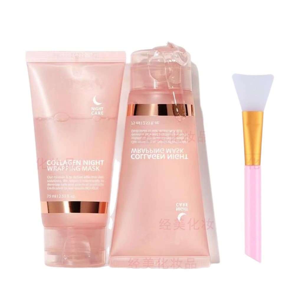 Cross-border TK spot collagen peel-off mask Collagen Overnight Wrapping Mask 5