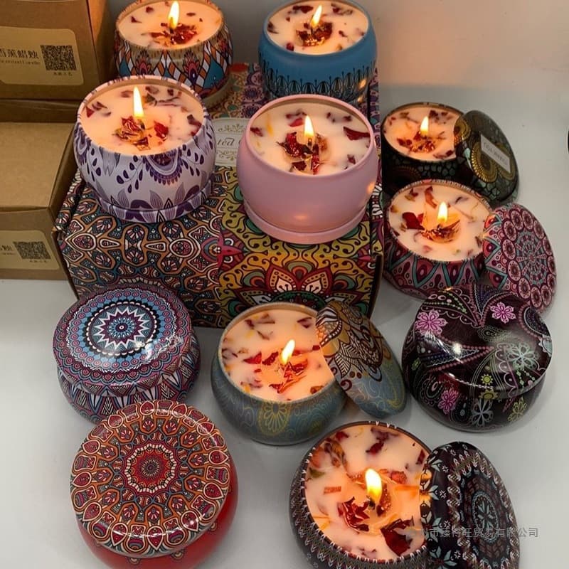 Aromatherapy, perfumed night candle for friend, Birthday gift, long-term effect