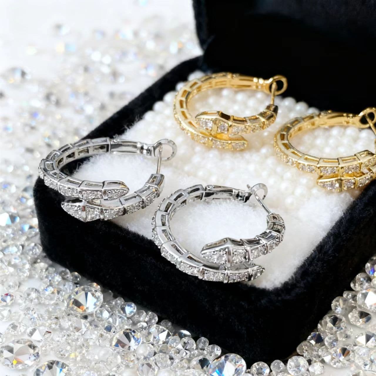 Small design sophisticated universal fashionable earrings with zircon, light luxury style, simple and elegant design, high-quality style