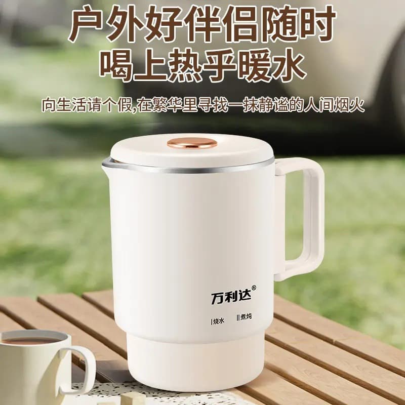 Handheld home foldable teapot for traveling 2