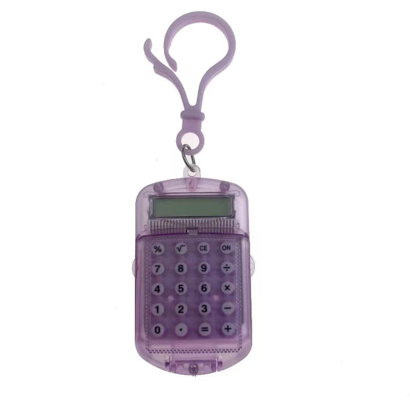 Transparent small cartoon creative handheld keychain 5