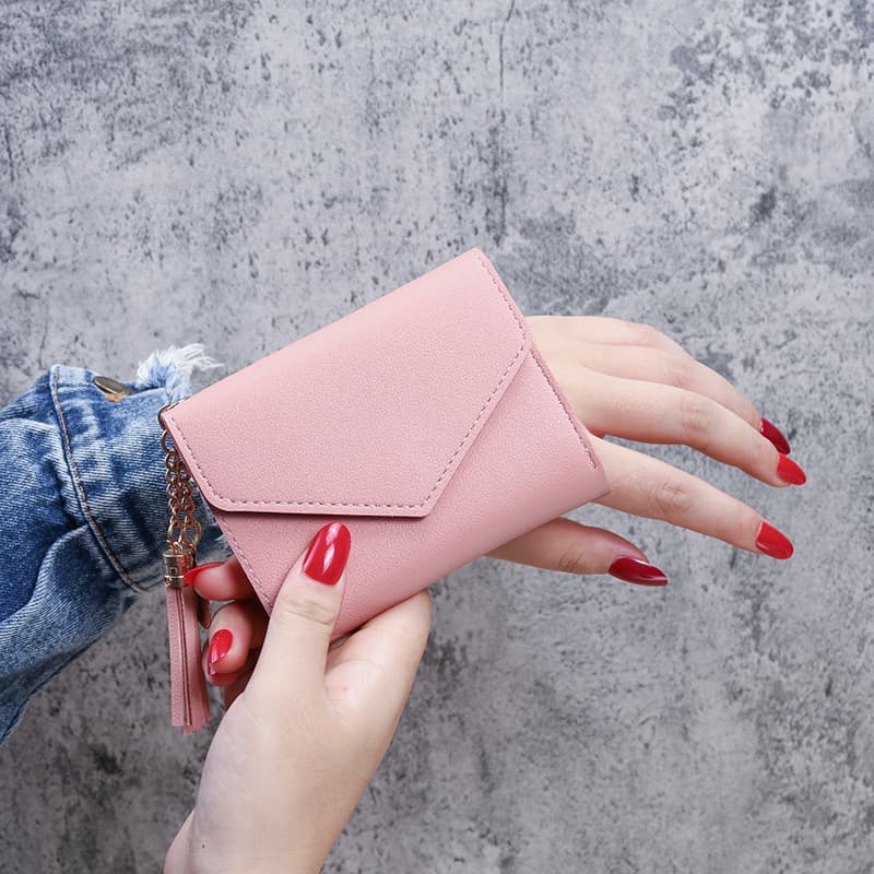 Wallet, shoulder bag, pendant with tassels, card holder, direct factory sales, (Physicals) 3